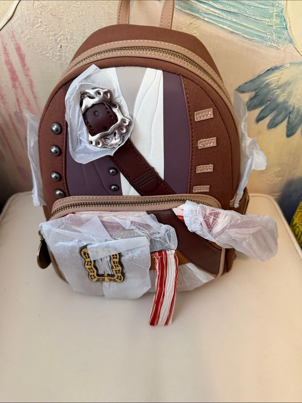 Loungefly  Pirates of the Caribbean Jack Sparrow  Cos Play Mini Backpack New!